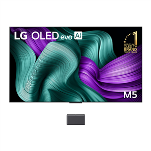 LG Signature OLED Evo AI M5, 77'', 4K UHD, OLED, black - TV OLED77M59LA.AEU