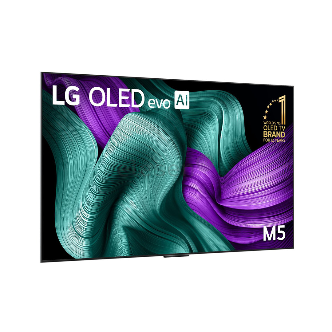 LG Signature OLED Evo AI M5, 77'', 4K UHD, OLED, black - TV