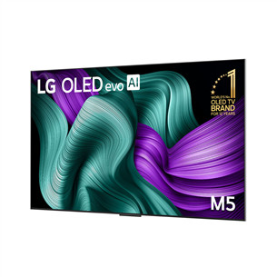 LG Signature OLED Evo AI M5, 77'', 4K UHD, OLED, black - TV
