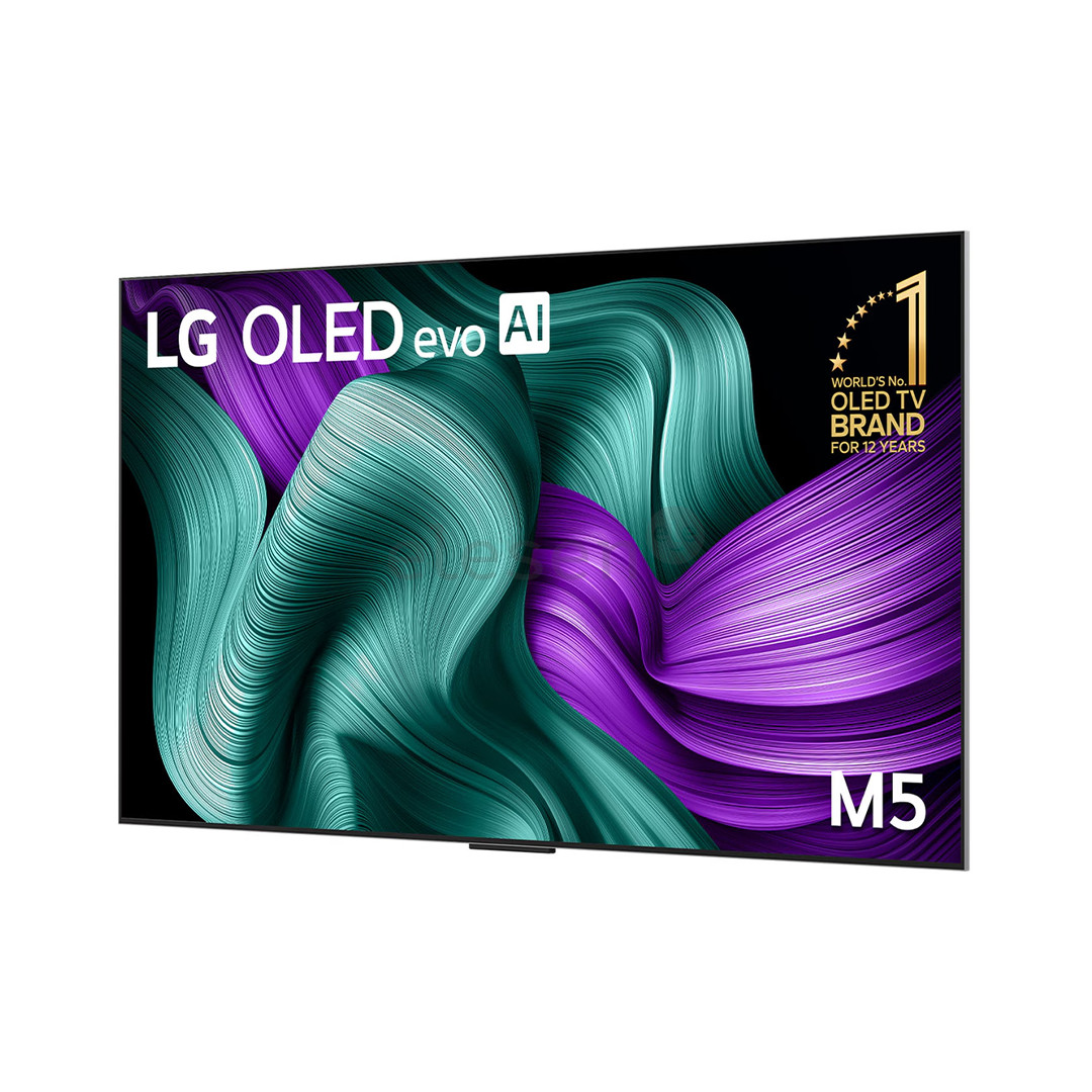 LG Signature OLED Evo AI M5, 77'', 4K UHD, OLED, black - TV