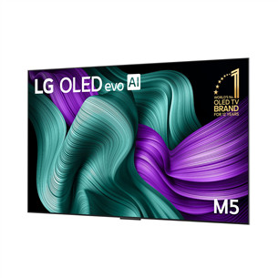 LG Signature OLED Evo AI M5, 83'', 4K UHD, OLED, black - TV