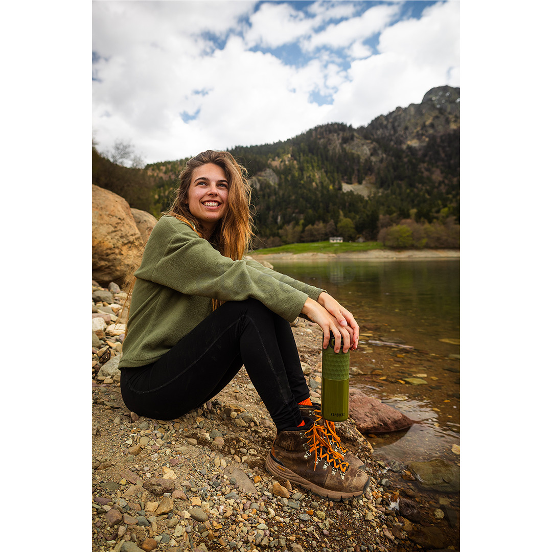 Kambukka Etna Grip, Khaki Warrior, 500 мл, зеленый - Термокружка