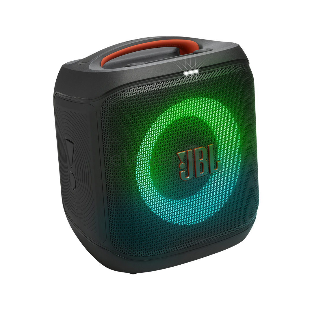 JBL Partybox Encore Essential 2, 100 W, su mikrofonu, juoda - Nešiojama kolonėlė