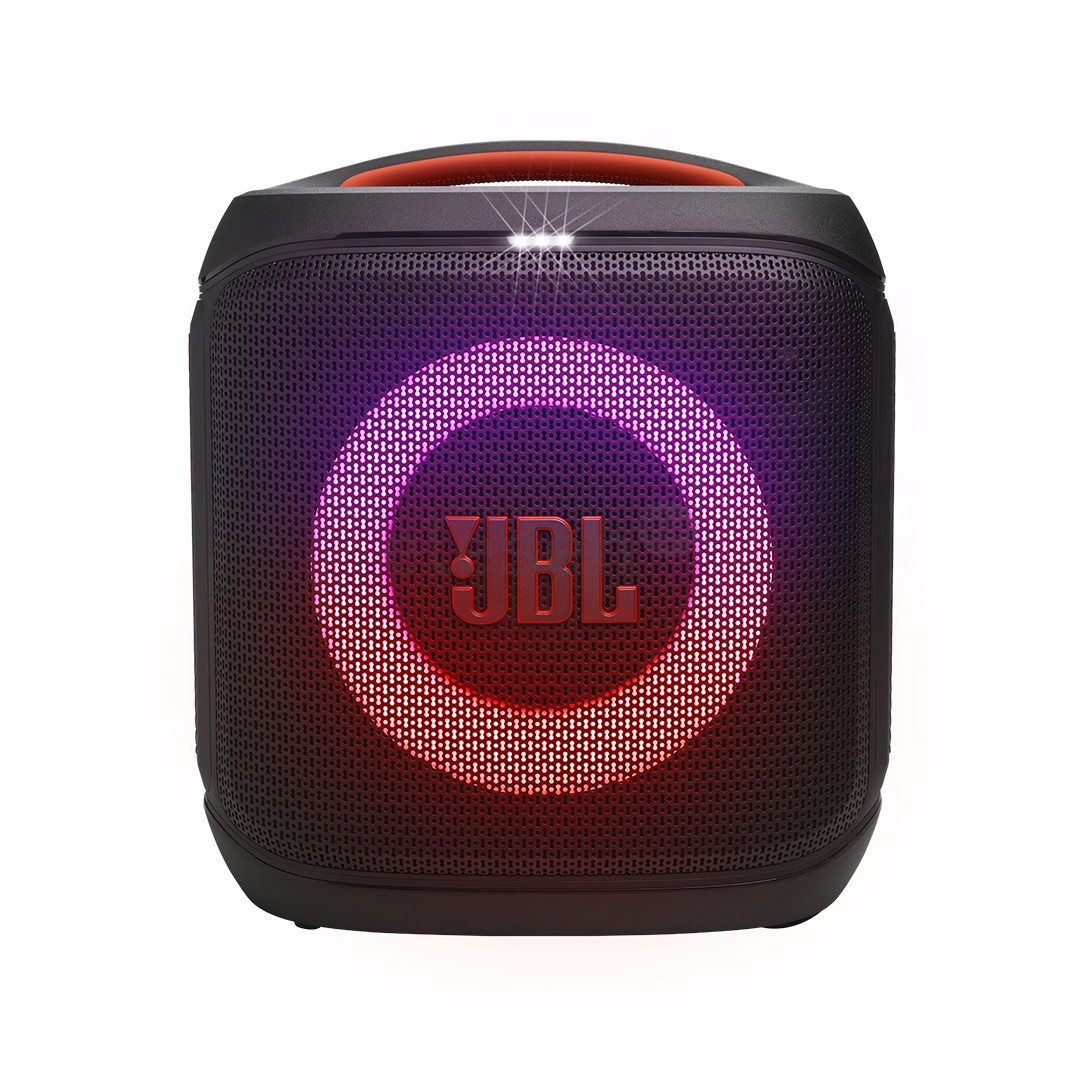 JBL Partybox Encore Essential 2, 100 W, su mikrofonu, juoda - Nešiojama kolonėlė