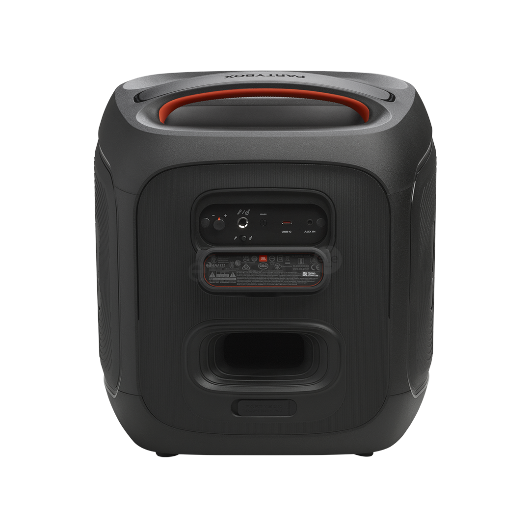 JBL Partybox Encore Essential 2, 100 W, su mikrofonu, juoda - Nešiojama kolonėlė