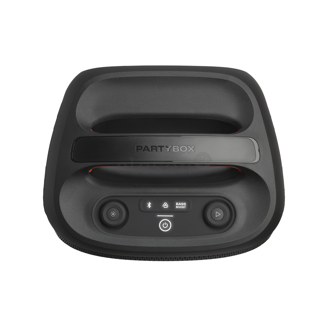 JBL Partybox Encore Essential 2, 100 W, su mikrofonu, juoda - Nešiojama kolonėlė