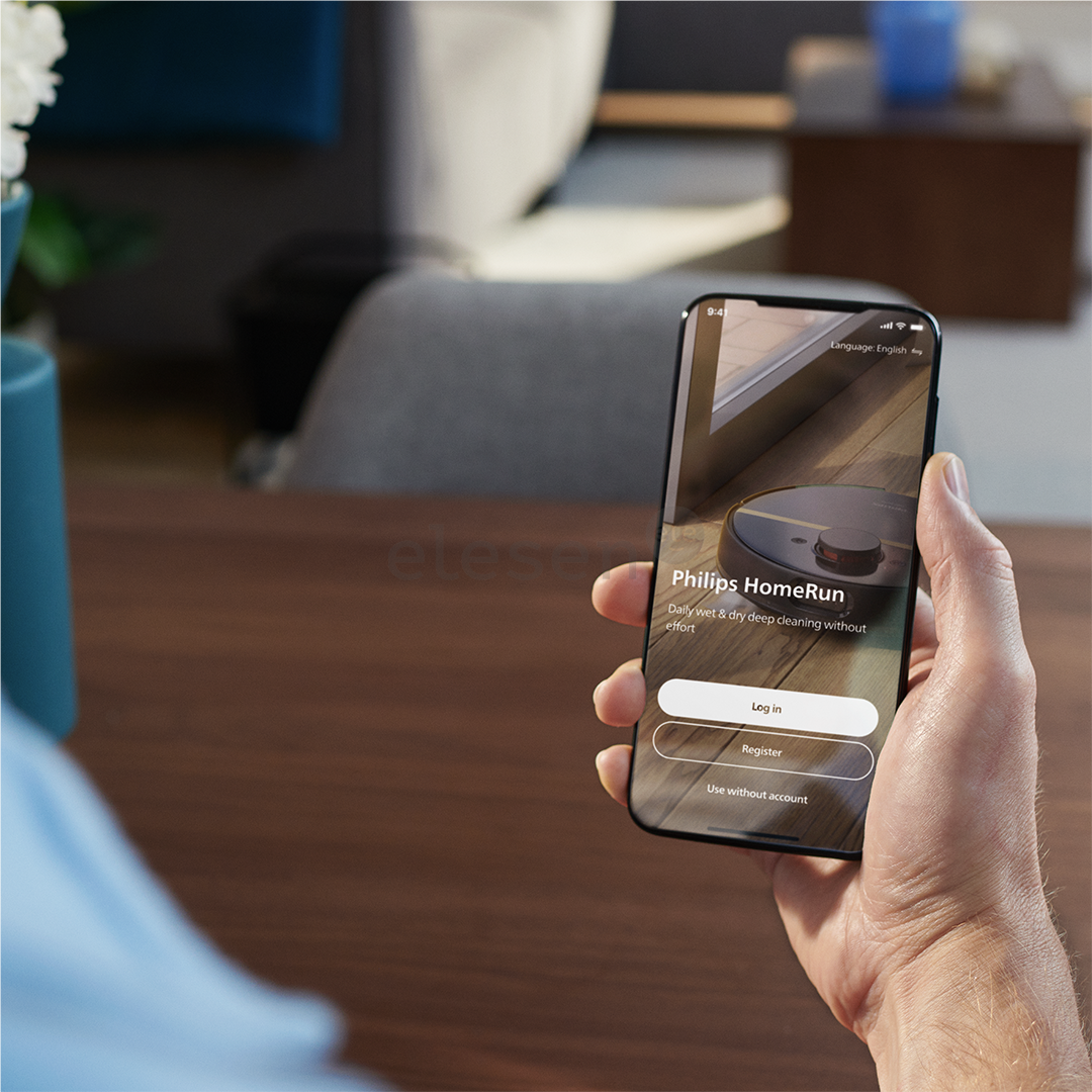 Philips HomeRun 5000 Series, сухая и влажная уборка, бежевый - Робот-пылесос