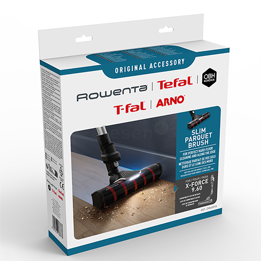 Tefal, X-Force Flex 9.60 - Slim parquet brush