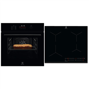 Electrolux, 65 L - Įmontuojama orkaitė + indukcinė kaitlentė EOF6P76BZ+CIT61443