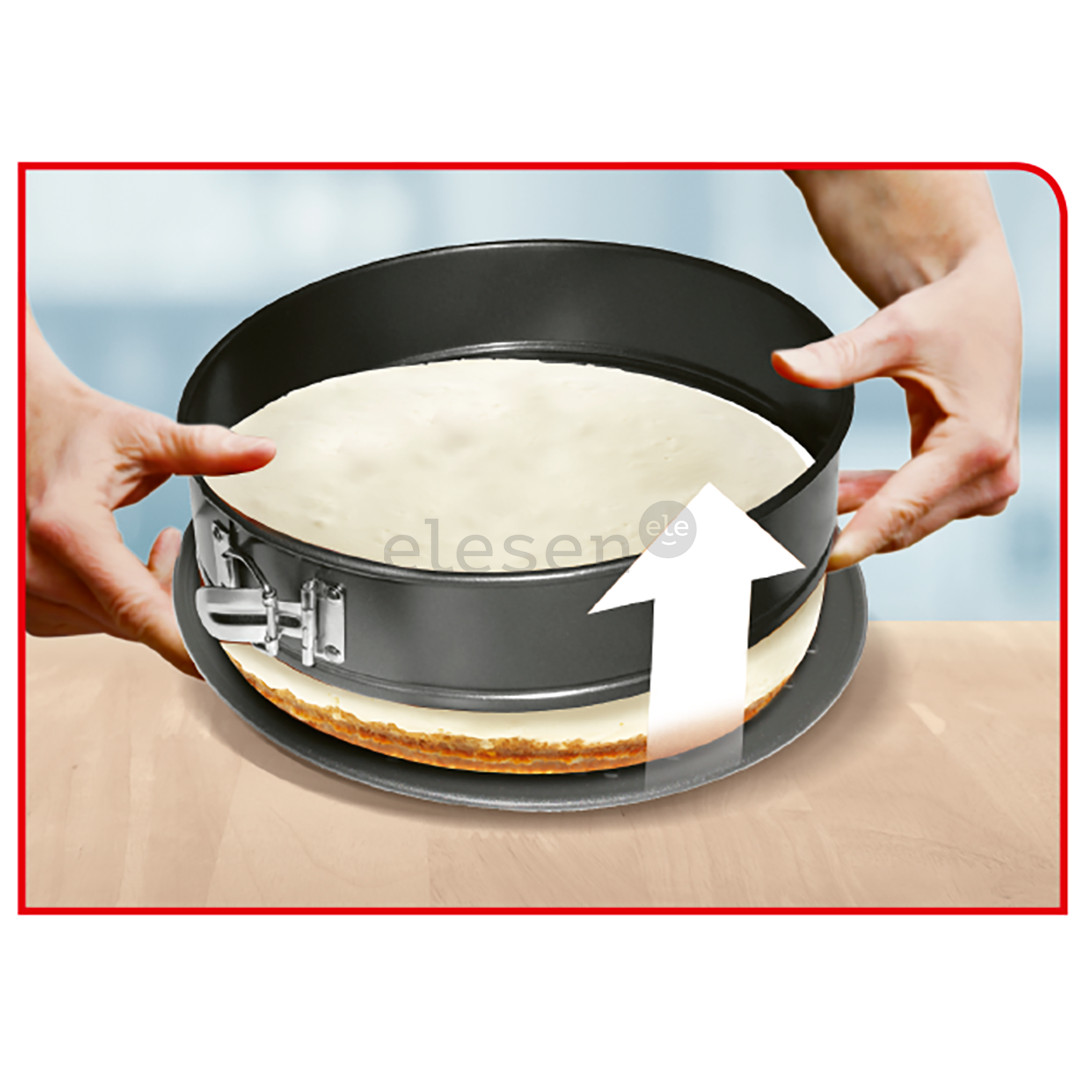 Tefal Easybake, 24 cm, grey/black - Springform