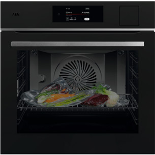 AEG 8000 Series Meal Assist, 70 л, черный - Интегрируемый паровой духовой шкаф TP8SB731AT