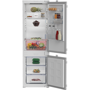 Beko, Nofrost, 270 L, aukštis 178 cm - Įmontuojamas šaldytuvas B3BCNA294HS