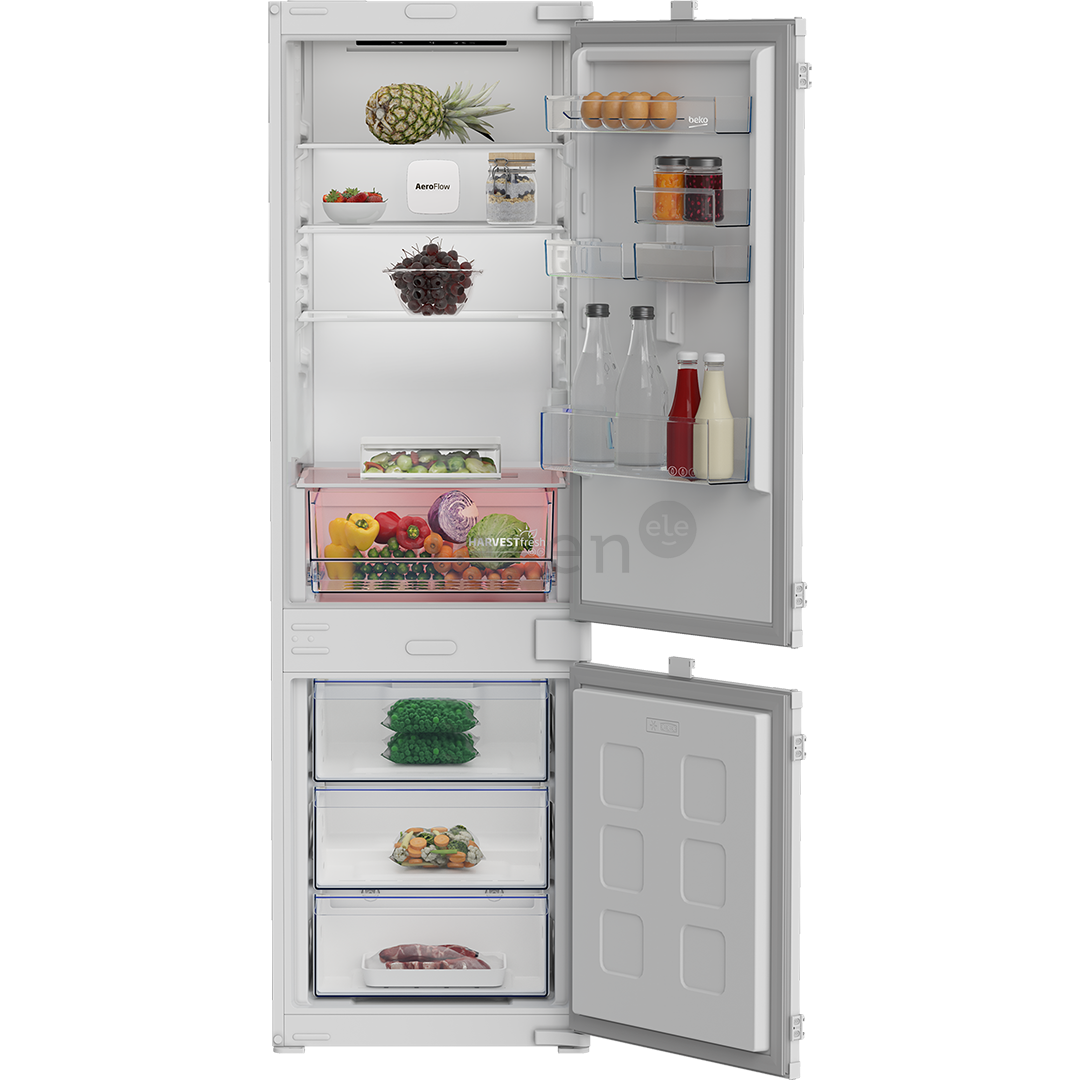 Beko, Nofrost, 270 L, aukštis 178 cm - Įmontuojamas šaldytuvas