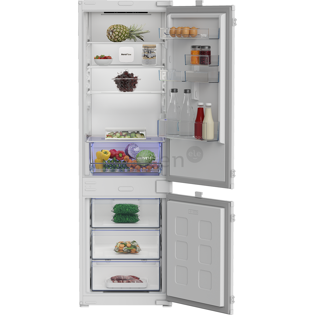 Beko, Nofrost, 270 L, aukštis 178 cm - Įmontuojamas šaldytuvas