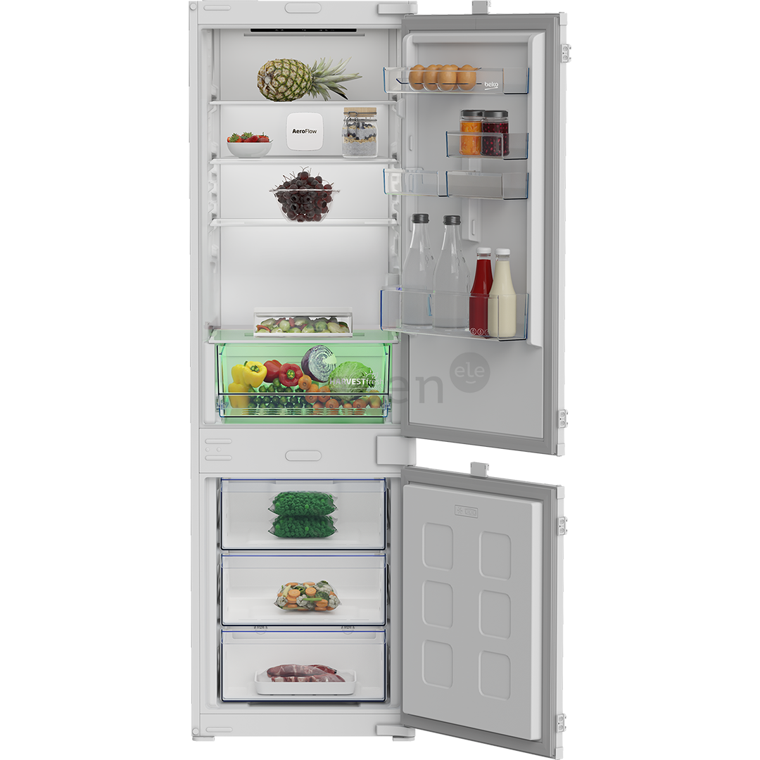 Beko, Nofrost, 270 L, aukštis 178 cm - Įmontuojamas šaldytuvas