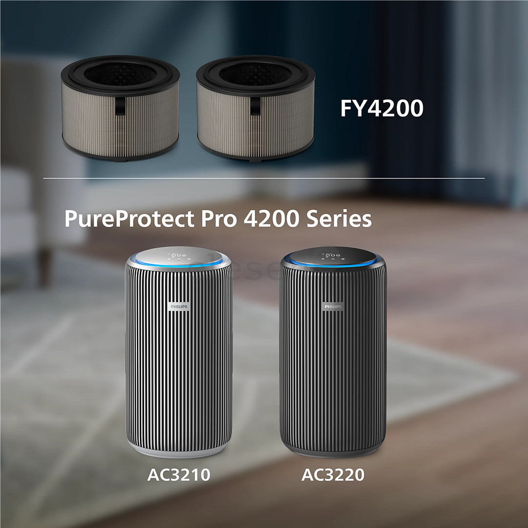 Philips, 4200 Series, HEPA NanoProtect, 2 pcs - Filter for air purifier