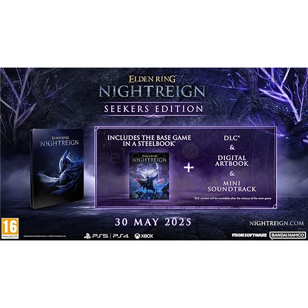 Elden Ring Nightreign Seekers Edition, PlayStation 5 - Žaidimas