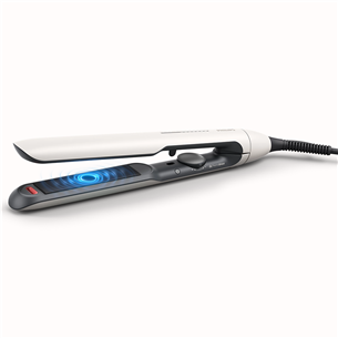 Philips 5000 Series, baltas - Plaukų tiesintuvas BHS515/00