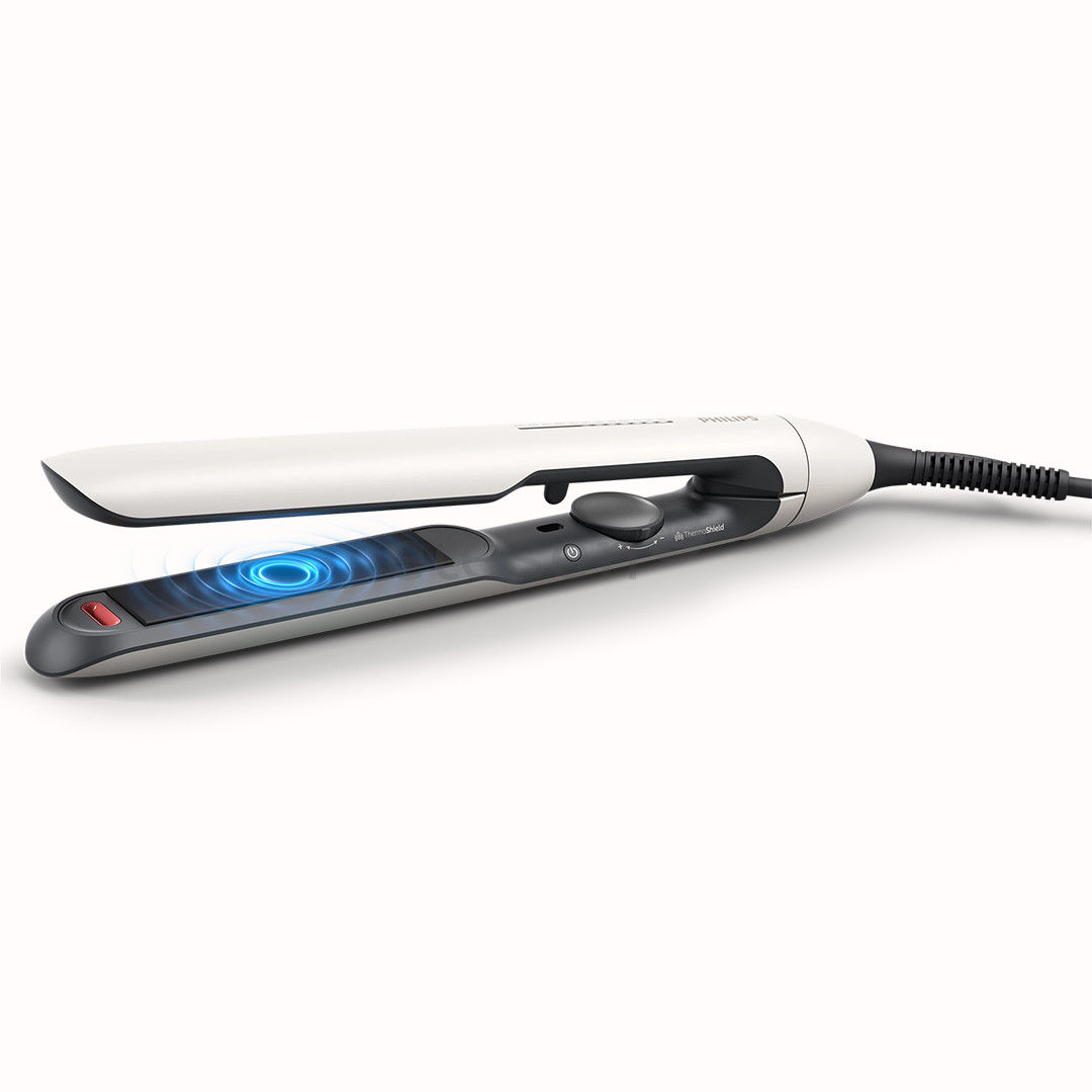 Philips 5000 Series, white - Hair straightener