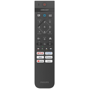 Philips The One PUS9060, 50'', 4K UHD, QLED, juodas - Televizorius