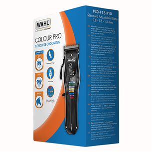 Wahl Colour Pro, juoda - Gyvūnų plaukų kirpimo mašinėlė