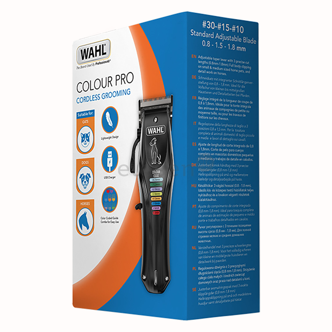 Wahl Colour Pro, черный - Машинка для стрижки животных