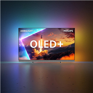 Philips OLED910, 55'', 4K UHD, OLED, pilkas - Televizorius