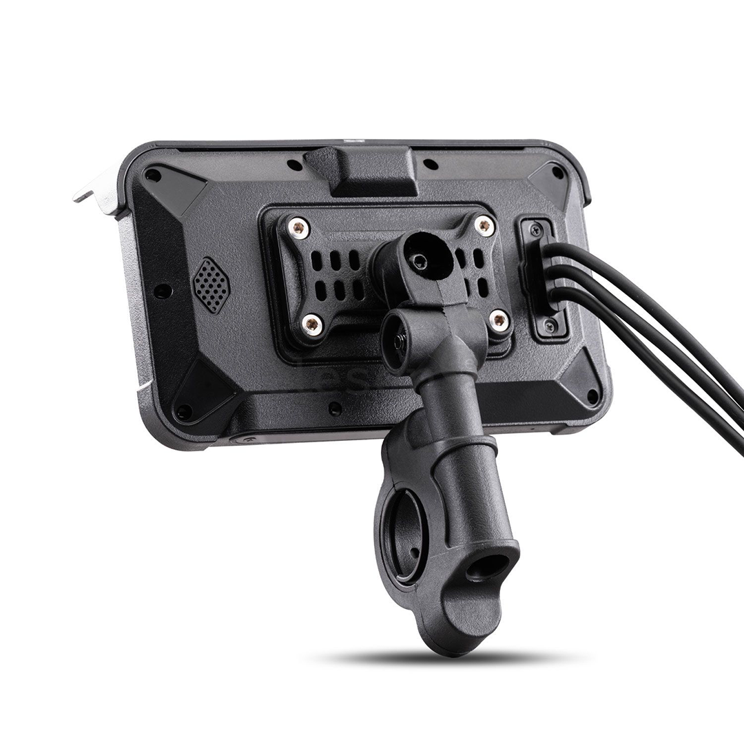 Midland BikePlay Guardian, Bluetooth, juoda - CarPlay ir Android Auto sistema motociklams