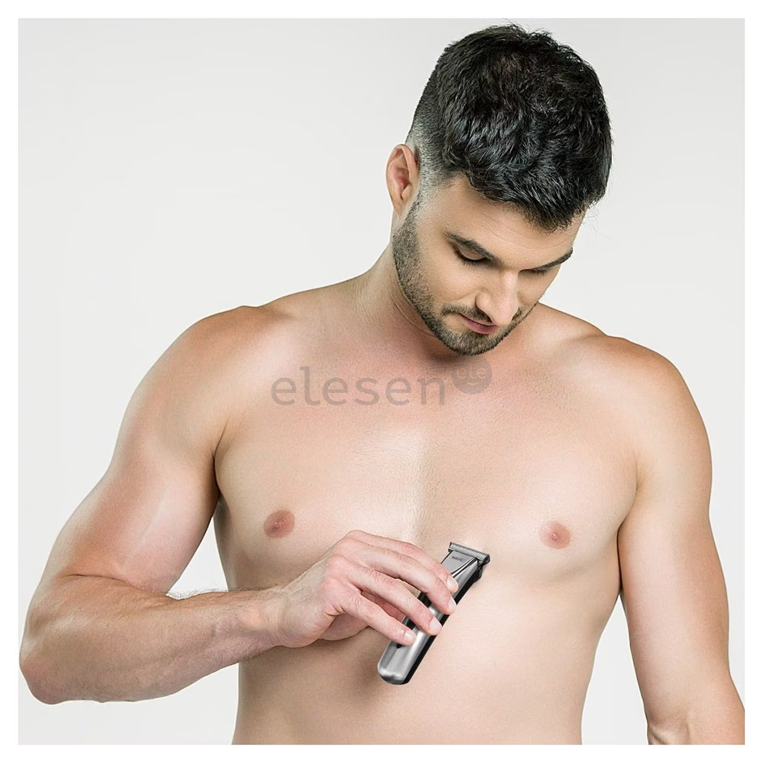 Wahl Elite Groom, sidabro/juodas - Kūno skustuvas