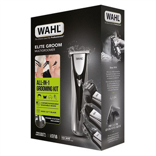 Wahl Elite Groom, sidabro/juodas - Kūno skustuvas