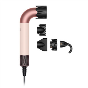 Dyson Supersonic r, Straight+Wavy, Ceramic pink/Rose gold, rožinis - Plaukų džiovintuvas