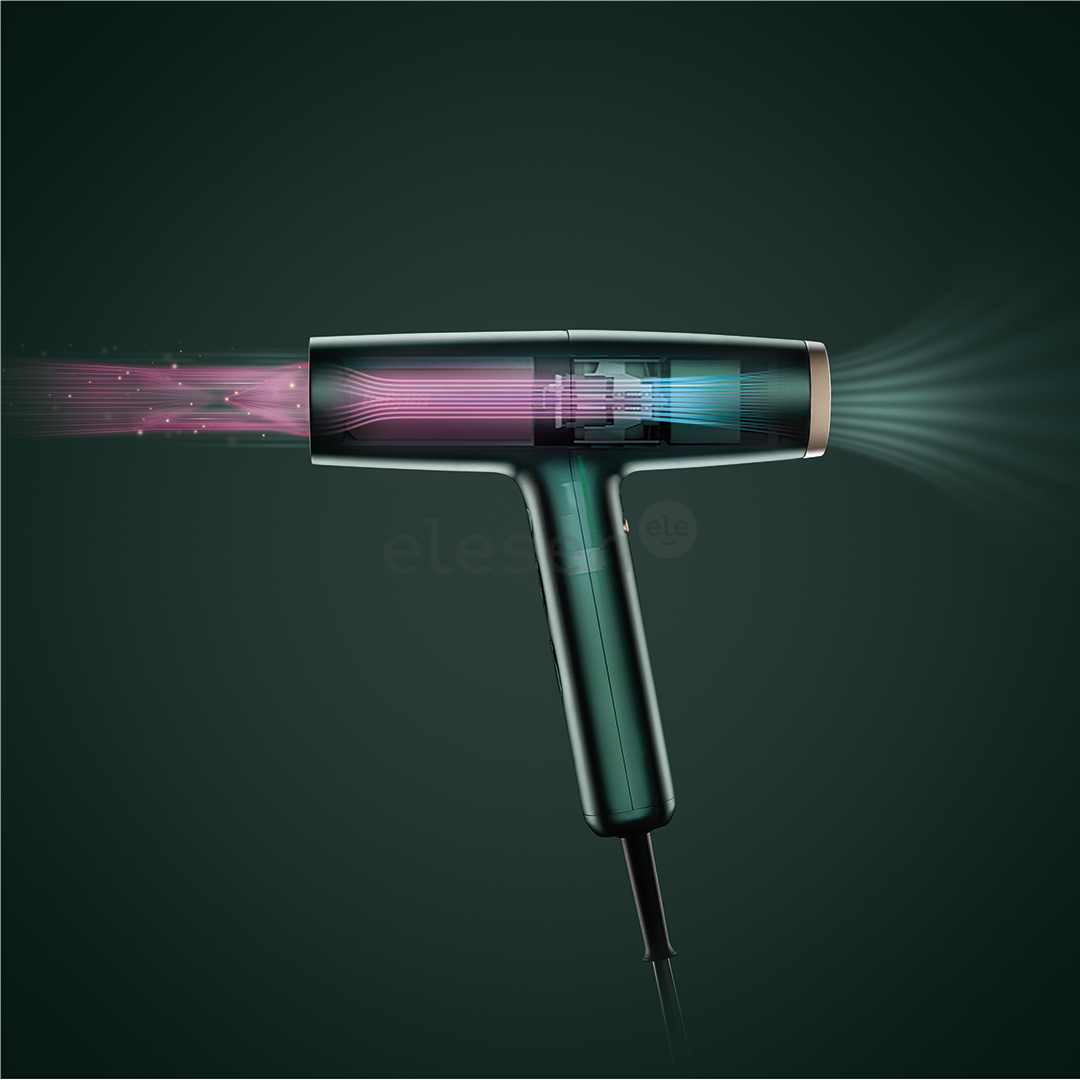 Babyliss Air Power Pro, 1700 W, green - Hair dryer