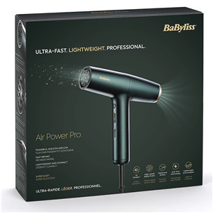 Babyliss Air Power Pro, 1700 W, green - Hair dryer