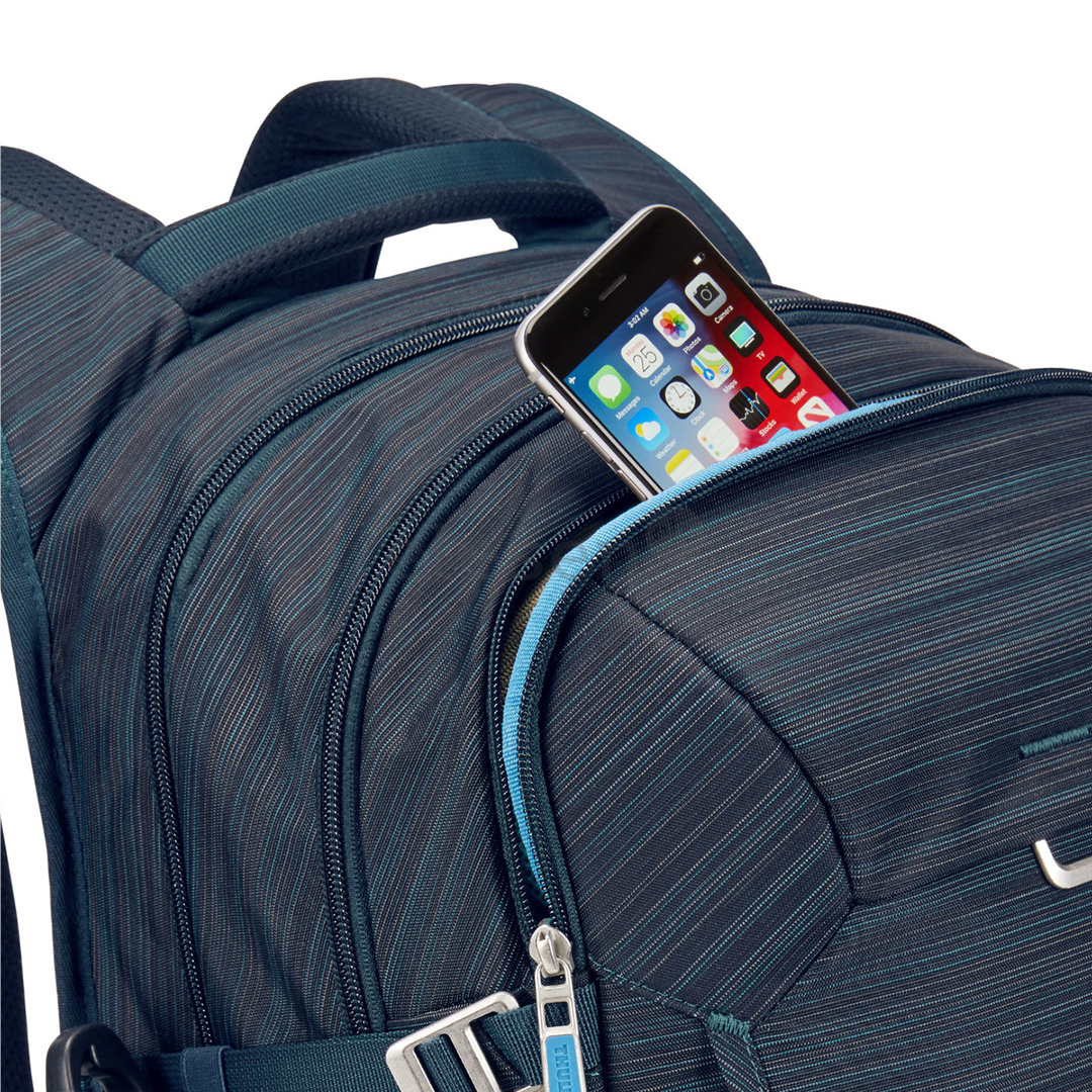 Thule Construct, 15.6",28 L, black/blue - Notebook Backpack