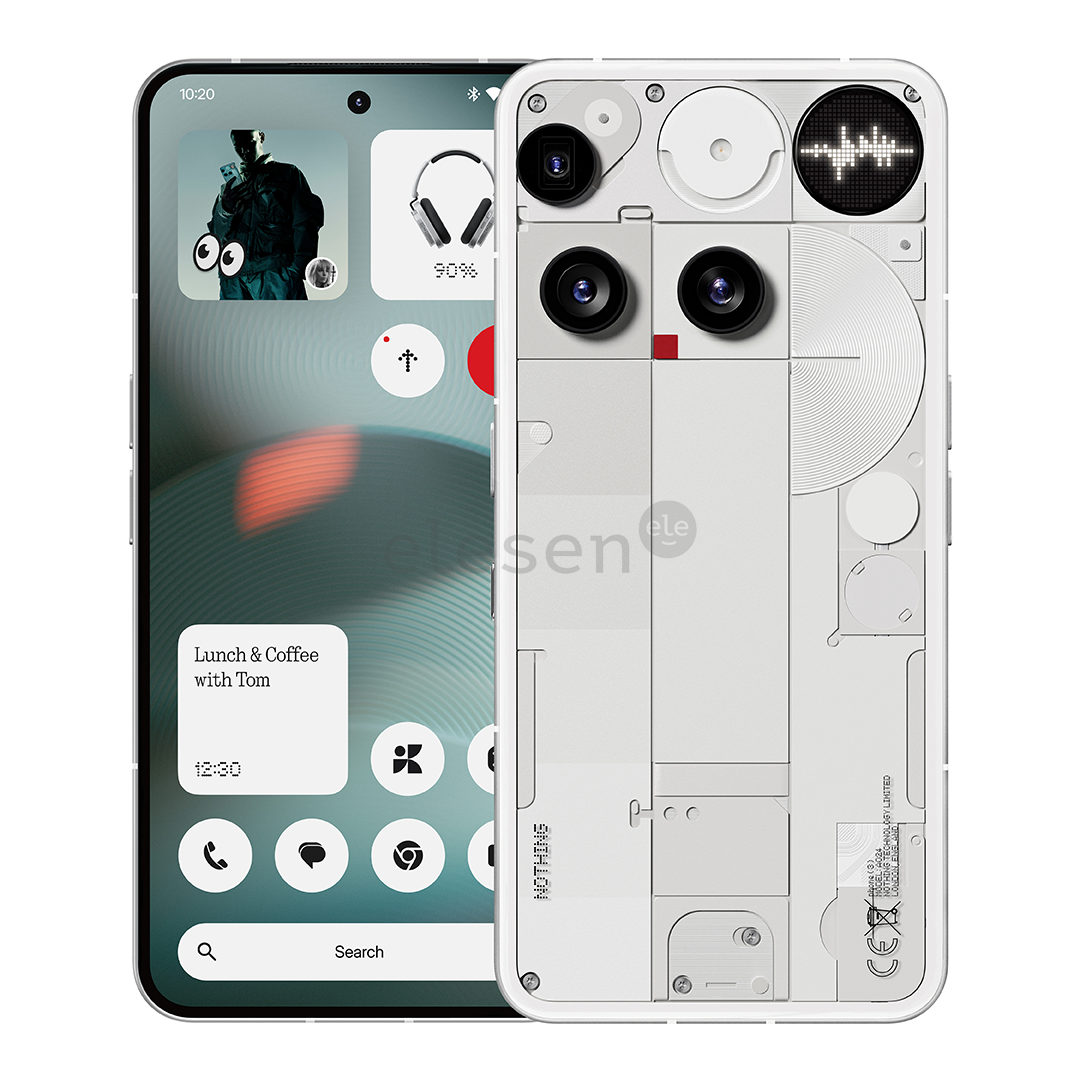 Nothing Phone (3), 16 GB, 512 GB, baltas - Išmanusis telefonas