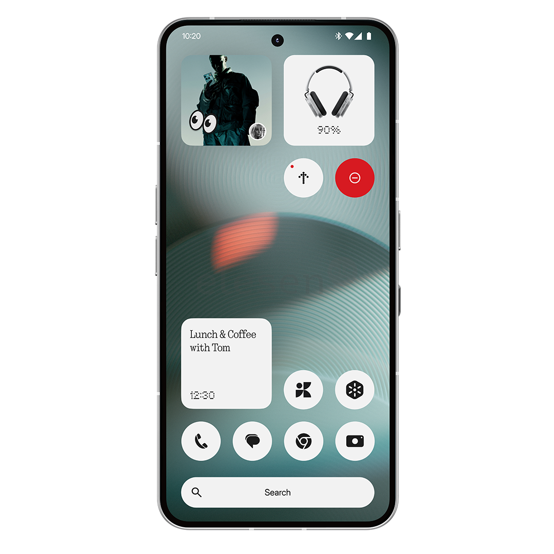 Nothing Phone (3), 16 GB, 512 GB, baltas - Išmanusis telefonas