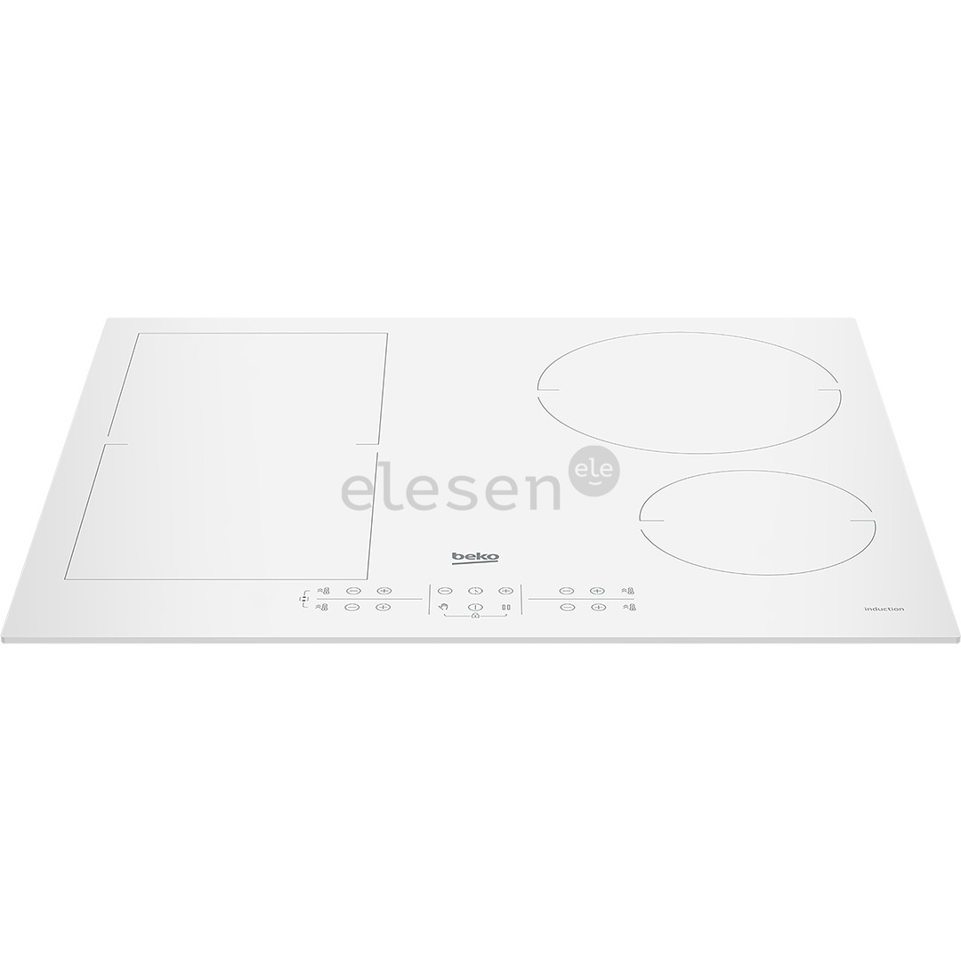Beko, width 58 cm, white - Built-in induction hob