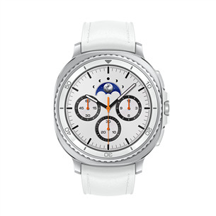 Samsung Watch8 Classic, 46 мм, LTE, белый - Смарт-часы SM-L505FZWAEUE