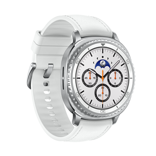 Samsung Watch8 Classic, 46 mm, LTE, baltas - Išmanusis laikrodis