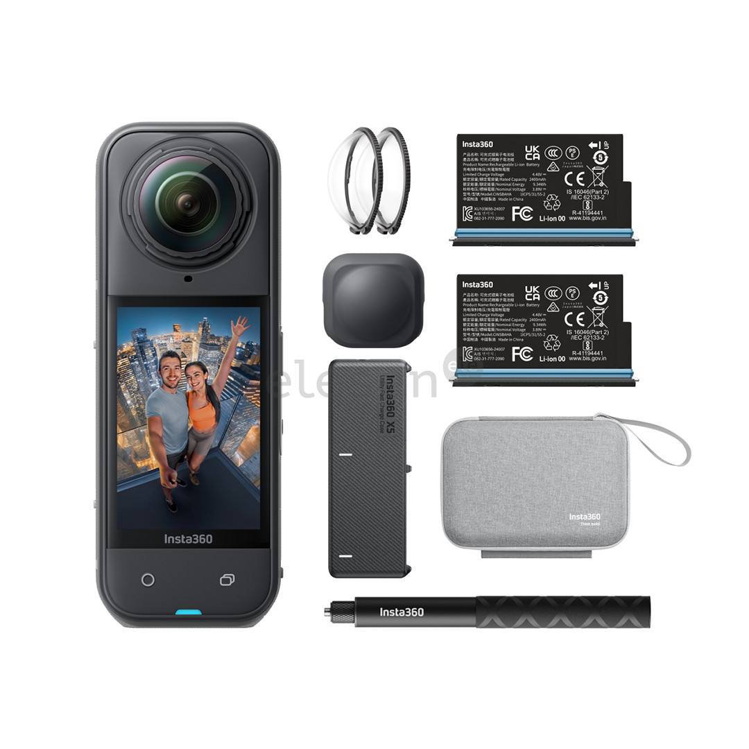 Insta360 X5 Essential Bundle, 8K, 360º, black - Action camera