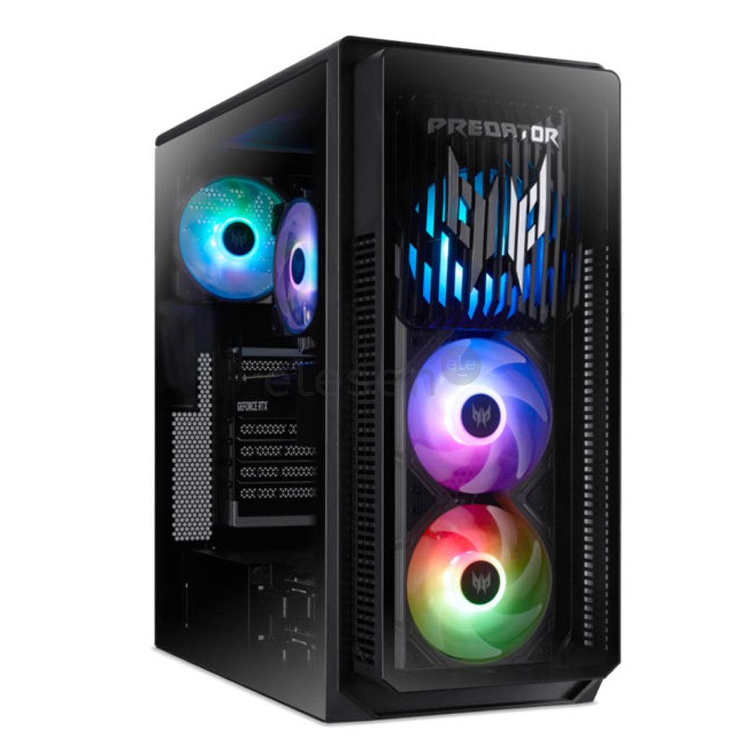 Acer Predator Orion 5000, Ultra 7, 64 GB, 4 TB, RTX5080, juodas - Stacionarus kompiuteris