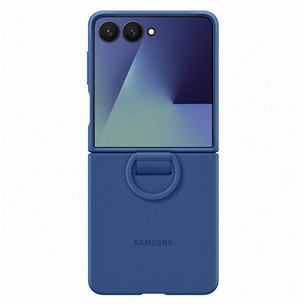 Samsung Silicone case, Galaxy Flip7, blue - Case EF-PF766TNEGWW