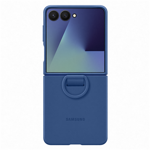 Samsung Silicone case, Galaxy Flip7, mėlynas - Dėklas