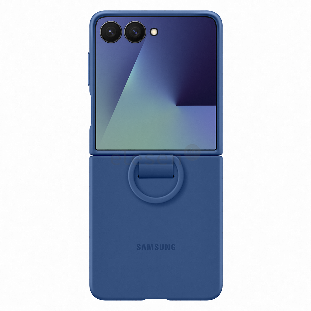 Samsung Silicone case, Galaxy Flip7, mėlynas - Dėklas