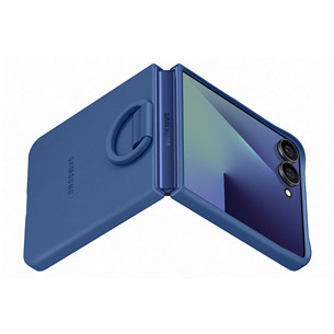 Samsung Silicone case, Galaxy Flip7, mėlynas - Dėklas