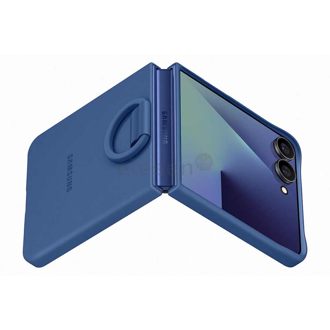 Samsung Silicone case, Galaxy Flip7, mėlynas - Dėklas