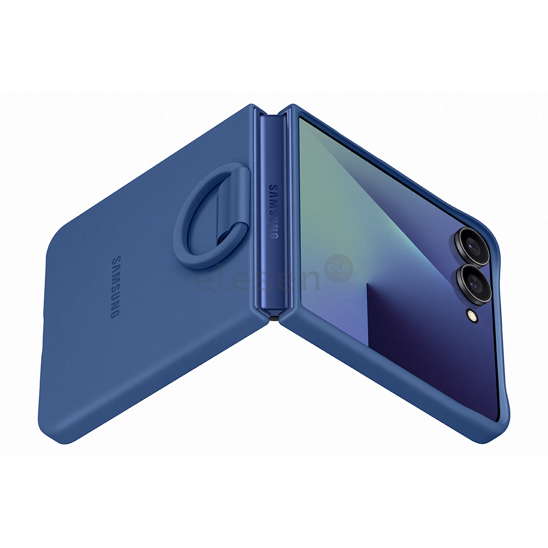 Samsung Silicone case, Galaxy Flip7, mėlynas - Dėklas