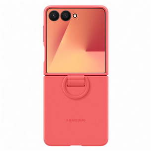 Samsung Silicone case, Galaxy Flip7, raudonas - Dėklas