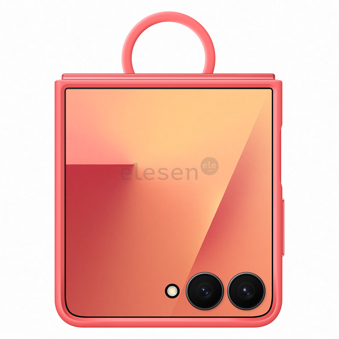 Samsung Silicone case, Galaxy Flip7, raudonas - Dėklas