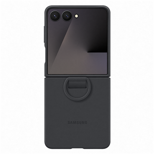 Samsung Silicone case, Galaxy Flip7, black - Case EF-PF766TBEGWW